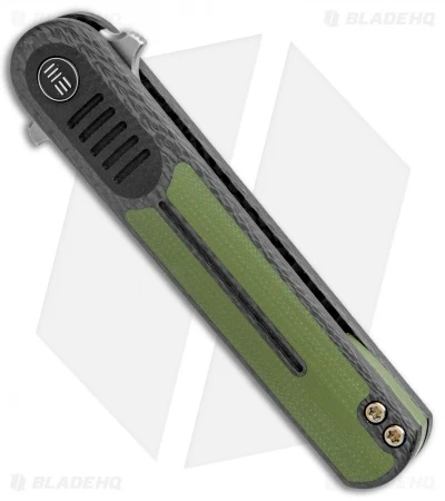 WE Knife Co. Lundquist Angst Liner Lock Knife Green G-10/CF (3.06" SW) 2002A 2 WE Knife Co. Lundquist Angst Liner Lock Knife Green G-10/CF (3.06" SW) 2002A - Image 2