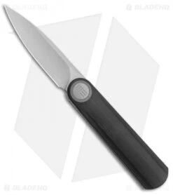 WE Knife Co. Lundquist Eidolon Drop Point Liner Lock Knife Black G-10 (2.9" SW)