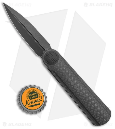 WE Knife Co. Lundquist Eidolon Dagger Knife Carbon Fiber (2.9" Black SW) 4 WE Knife Co. Lundquist Eidolon Dagger Knife Carbon Fiber (2.9" Black SW) - Image 4