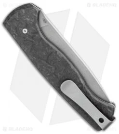 WE Knife Co. MRF Markus Reichart Folding Knife Marble CF (3.44" Stonewash) -We Knife Co. WE Knife Co MRF Markus Reichart Folding Knife Marble CF Stonewash BHQ 105660 kp jr side