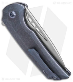 WE Knife Co. Mini Malice Button Lock Blue Titanium (2.98" BB) WE054BL-3 -We Knife Co. WE Knife Co Mini Malice Button Lock Blue Titanium 2in BB BHQ 145880 td side