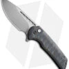 WE Knife Co. Mini Malice Button Lock Knife Tiger Flame Ti (3" BB) WE054BL-6