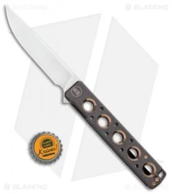 WE Knife Co. Zinker Miscreant Frame Lock Knife Black/Gold Ti (4" Satin) 913A 7 WE Knife Co. Zinker Miscreant Frame Lock Knife Black/Gold Ti (4" Satin) 913A -We Knife Co. WE Knife Co Miscreant FL Black Gold Satin 913A BHQ 99822 jr bottlecap