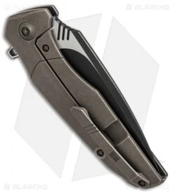 WE Knife Co. Nitida Frame Lock Knife Bronze Ti/CF (3.5" Black SW) 707C -We Knife Co. WE Knife Co Nitida bronze ti cf black sw 707C BHQ 72348 er side