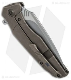 WE Knife Co. Nitida Frame Lock Knife Bronze Ti/CF (3.5" Stonewash) 707D 6 WE Knife Co. Nitida Frame Lock Knife Bronze Ti/CF (3.5" Stonewash) 707D -We Knife Co. WE Knife Co Nitida bronze ti cf stonewash 707D BHQ 72349 er side