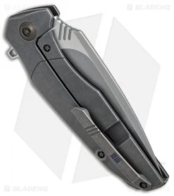 WE Knife Co. Nitida Frame Lock Knife Gray Ti/CF (3.5" Stonewash) 707B 6 WE Knife Co. Nitida Frame Lock Knife Gray Ti/CF (3.5" Stonewash) 707B -We Knife Co. WE Knife Co Nitida gray ti cf stonewash 707B BHQ 72347 er side