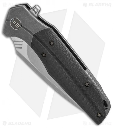 WE Knife Co. Nitida Frame Lock Knife Gray Ti/CF (3.5" Stonewash) 707B 2 WE Knife Co. Nitida Frame Lock Knife Gray Ti/CF (3.5" Stonewash) 707B - Image 2