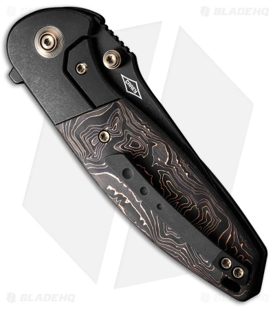 WE Knife Co. Nitro Mini Frame Lock Knife Ti + Copper CF (3.13" Black) WE22015-2 2 WE Knife Co. Nitro Mini Frame Lock Knife Ti + Copper CF (3.13" Black) WE22015-2 - Image 2