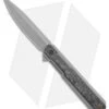 WE Knife Co. Peer Flipper Knife Gray Ti W/ Shred CF (3.5" SW) 2015C