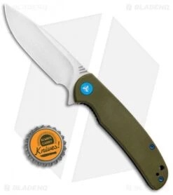 WE Knife Co. Practic Liner Lock Knife OD Green G-10 (3.3" Satin M390) 809A -We Knife Co. WE Knife Co Practic LL OD Green G 10 Satin M390 809A BHQ 85499 jr bottlecap 1