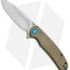 WE Knife Co. Practic Liner Lock Knife Tan G-10 (3.3" Satin M390) 809B