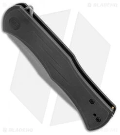 WE Knife Co. Primoris Frame Lock Knife Black Titanium (3.5" Stonewash) -We Knife Co. WE Knife Co Primoris FL Black Ti SW WE20047A 2 BHQ 135788 jr spine