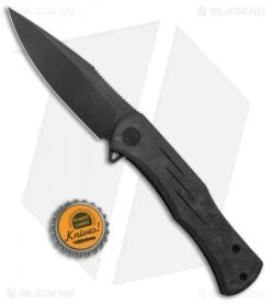 WE Knife Co. Primoris Frame Lock Knife Black CF/Titanium (3.5" Black Stonewash) -We Knife Co. WE Knife Co Primoris FL CF Ti Black SW WE20047B 1 BHQ 135790 jr bottlecap