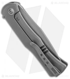 WE Knife Co. Primoris Frame Lock Knife Gray Titanium (3.5" Stonewash) -We Knife Co. WE Knife Co Primoris FL Gray Ti SW WE20047A 1 BHQ 135783 jr side