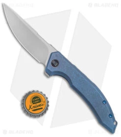 WE Knife Co. Quixotic Frame Lock Knife Blue Ti (3.45" BB) WE21016-3 -We Knife Co. WE Knife Co Quixotic Blue Ti BB BHQ 141443 jr bottlecap