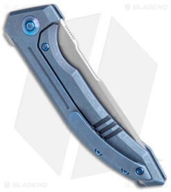 WE Knife Co. Quixotic Frame Lock Knife Blue Ti (3.45" BB) WE21016-3 -We Knife Co. WE Knife Co Quixotic Blue Ti BB BHQ 141443 jr side