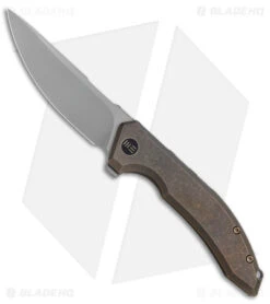 WE Knife Co. Quixotic Frame Lock Knife Bronze Ti (3.45" BB) WE21016-5