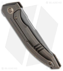 WE Knife Co. Quixotic Frame Lock Knife Bronze Ti (3.45" BB) WE21016-5 -We Knife Co. WE Knife Co Quixotic FL Bronze Ti BB BHQ 144164 jr side