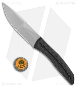 WE Knife Co. Reazio Fixed Blade Knife Twill CF (4.15" Stonewash) 921A -We Knife Co. WE Knife Co Reazio Twill CF SW 921A BHQ 103133 jr bottlecap