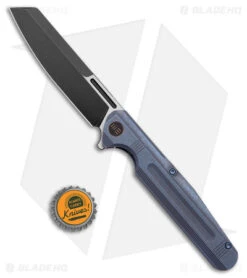 WE Knife Co. Reiver Frame Lock Knife Blue Titanium (3.97" BSW) WE16020-4 -We Knife Co. WE Knife Co Reiver FL Blue Ti BW TT BHQ 174407 jr bottlecap