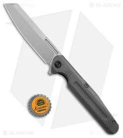 WE Knife Co. Reiver Frame Lock Knife Gray Titanium (3.97" BB) WE16020-1 -We Knife Co. WE Knife Co Reiver FL Gray Ti BB BHQ 174404 jr bottlecap