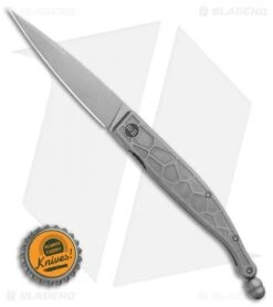 WE Knife Co. Roman Frame Lock Knife Gray Titanium (4.00" SW) 2008B -We Knife Co. WE Knife Co Roman Frame Lock Gray Ti 3.9 SW2008B BHQ 115965 LS Bottlecap