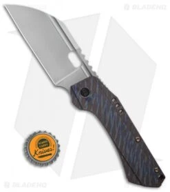 WE Knife Co. Roxi 3 Frame Lock Knife Tiger Stripe Titanium (3.14" Stonewash) -We Knife Co. WE Knife Co Roxi 3 Frame Lock Knife Tiger Stripe Ti Stonewash BHQ 134319 td size 2 jr