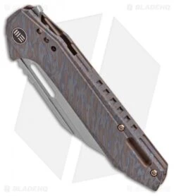 WE Knife Co. Roxi 4 Frame Lock Knife Flamed Ti (3.9" Stonewash) 916A -We Knife Co. WE Knife Co Roxi 4 FL Flamed Ti SW 916A BHQ 99824 jr spine