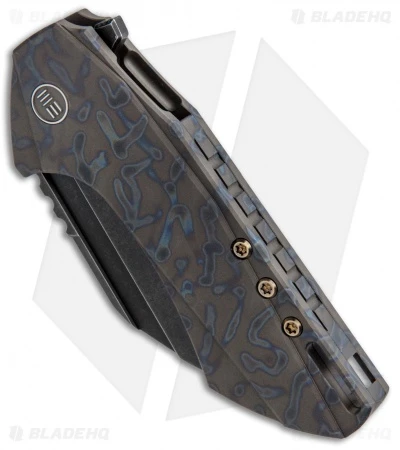 WE Knife Co. Roxi Frame Lock Knife Blue/Bronze Ti (2.6" Black Stonewash) 820C 2 WE Knife Co. Roxi Frame Lock Knife Blue/Bronze Ti (2.6" Black Stonewash) 820C - Image 2