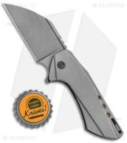 WE Knife Co. Roxi Frame Lock Knife Gray Ti (2.6" Stonewash) 820A -We Knife Co. WE Knife Co Roxi FL Gray Ti SW 820A BHQ 92538 jr bottlecap