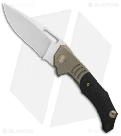 WE Knife Co. Willumsen STIXX Frame Lock Knife Bronze Ti/CF (3.4" Satin) 817B