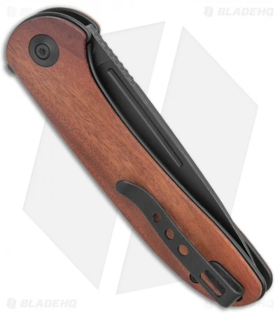 WE Knife Co. Saakshi Liner Lock Knife Cuibourtia Wood (3.3" Black SW) 3 WE Knife Co. Saakshi Liner Lock Knife Cuibourtia Wood (3.3" Black SW) - Image 3