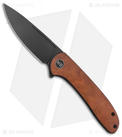 WE Knife Co. Saakshi Liner Lock Knife Cuibourtia Wood (3.3" Black SW) 1 WE Knife Co. Saakshi Liner Lock Knife Cuibourtia Wood (3.3" Black SW)