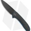 WE Knife Co. Saakshi Liner Lock Knife Marble CF/Blue Liners (3.3" Black SW)
