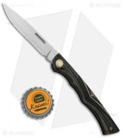 WE Knife Co. Scamp Slip Joint Knife Titanium Black (3" Satin) 905A -We Knife Co. WE Knife Co Scamp SJ Ti Black Satin 905A BHQ 93877 jr bottlecap