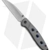WE Knife Co. Schism Frame Lock Knife Blue Holes (2.8" Stonewash) 908B
