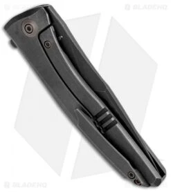 WE Knife Co. Scoppio Frame Lock Knife Black Ti (3.63" Black Stonewash) 923D -We Knife Co. WE Knife Co Scoppio Frame Lock Black Ti Black SW 923D BHQ 104224 jr side
