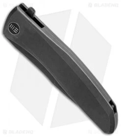 WE Knife Co. Scoppio Frame Lock Knife Black Ti (3.63" Black Stonewash) 923D -We Knife Co. WE Knife Co Scoppio Frame Lock Black Ti Black SW 923D BHQ 104224 jr spine