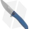 WE Knife Co. Scoppio Frame Lock Knife Blue Ti (3.63" Stonewash) 923A