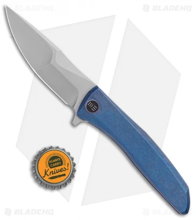 WE Knife Co. Scoppio Frame Lock Knife Blue Ti (3.63" Stonewash) 923A 4 WE Knife Co. Scoppio Frame Lock Knife Blue Ti (3.63" Stonewash) 923A - Image 4