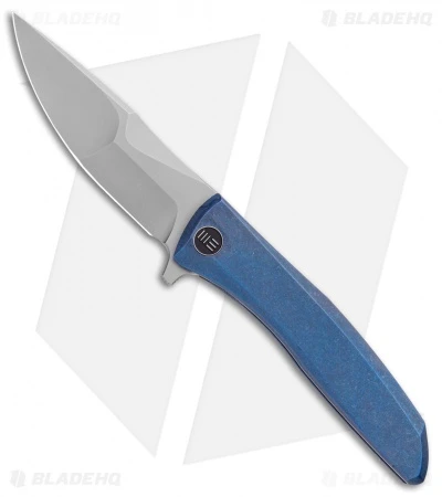 WE Knife Co. Scoppio Frame Lock Knife Blue Ti (3.63" Stonewash) 923A 1 WE Knife Co. Scoppio Frame Lock Knife Blue Ti (3.63" Stonewash) 923A
