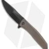 WE Knife Co. Scoppio Frame Lock Knife Bronze Ti (3.63" Black Stonewash) 923C