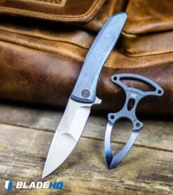 WE Knife Co. Scoppio Frame Lock Knife Blue Ti (3.63" Stonewash) 923A 9 WE Knife Co. Scoppio Frame Lock Knife Blue Ti (3.63" Stonewash) 923A -We Knife Co. WE Knife Co Scoppio Frame Lock Knife Blue Ti Stonewash 923A BHQ 104221 kp leather bag web