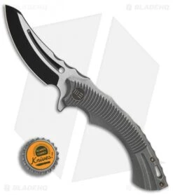We Knife Co. Sea Monster Frame Lock Knife Gray Ti (3.3" Black) 713C 8 We Knife Co. Sea Monster Frame Lock Knife Gray Ti (3.3" Black) 713C -We Knife Co. WE Knife Co Sea Monster Gray Ti Black BHQ 79295 er bottlecap