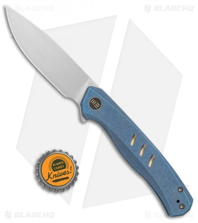 WE Knife Co. Seer Frame Lock Knife Blue Titanium (3.5" Satin) WE20015-2 4 WE Knife Co. Seer Frame Lock Knife Blue Titanium (3.5" Satin) WE20015-2 - Image 4