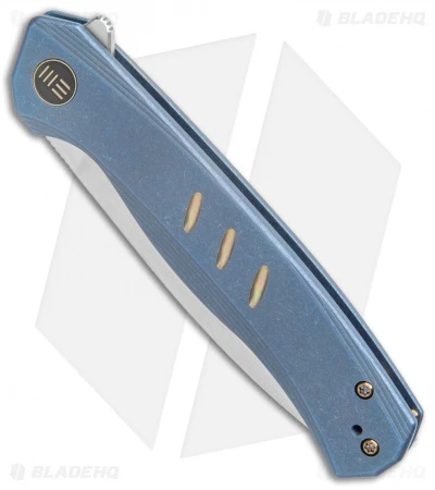 WE Knife Co. Seer Frame Lock Knife Blue Titanium (3.5" Satin) WE20015-2 2 WE Knife Co. Seer Frame Lock Knife Blue Titanium (3.5" Satin) WE20015-2 - Image 2