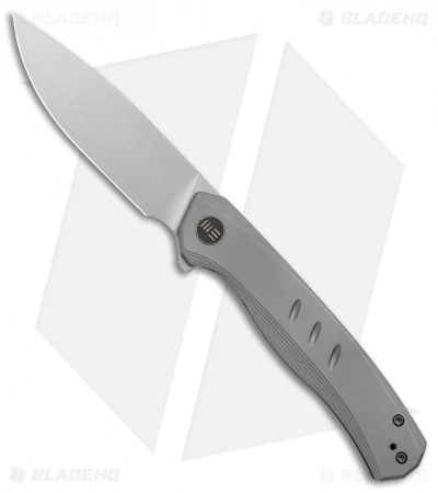 WE Knife Co. Seer Frame Lock Knife Gray Titanium (3.5" Satin) 1 WE Knife Co. Seer Frame Lock Knife Gray Titanium (3.5" Satin)