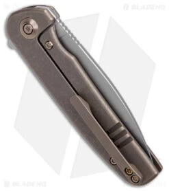 WE Knife Co. Shakan Frame Lock Knife Bronze/Gold Titanium (2.97" BB) WE20052C-2 6 WE Knife Co. Shakan Frame Lock Knife Bronze/Gold Titanium (2.97" BB) WE20052C-2 -We Knife Co. WE Knife Co Shakan FL Bronze Gold Ti BB BHQ 174413 jr side