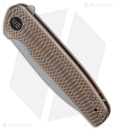 WE Knife Co. Shakan Frame Lock Knife Bronze/Gold Titanium (2.97" BB) WE20052C-2 2 WE Knife Co. Shakan Frame Lock Knife Bronze/Gold Titanium (2.97" BB) WE20052C-2 - Image 2