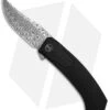 WE Knife Co. Shuddan Frame Lock Black Titanium (3.48" Damasteel) WE21015-DS1